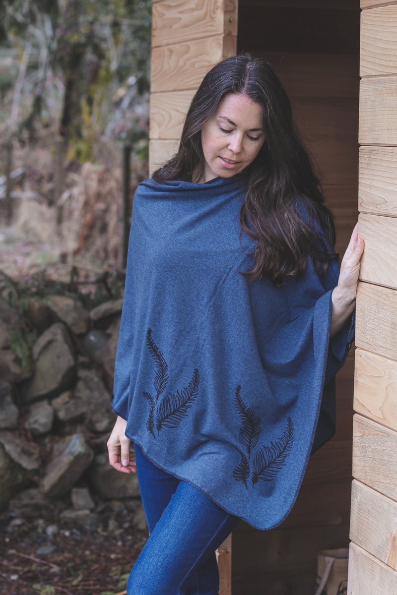Heather Lake Poncho - 2 Print Options