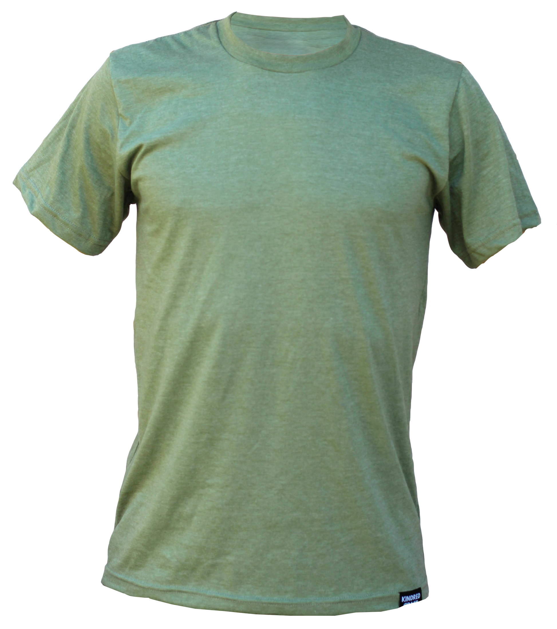 Heather Army Green Unisex Eco Tee