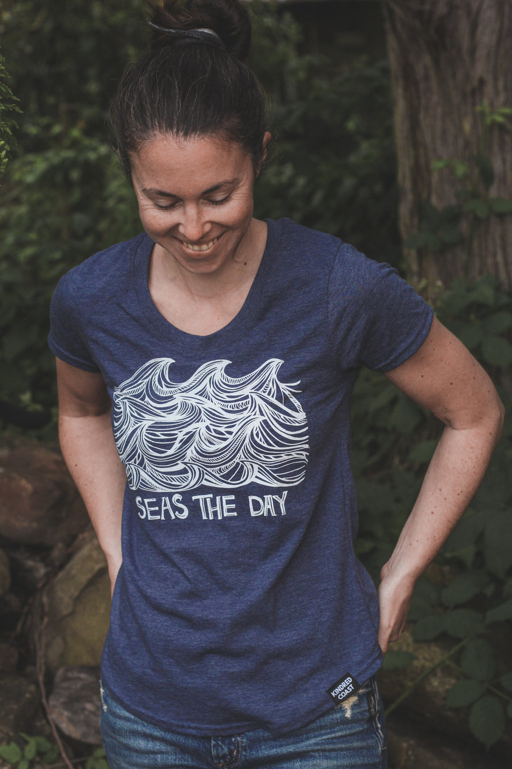 SEAS THE DAY - Women's Eco Tee - SALE