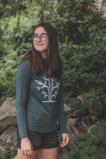 TREE - Womens TENCEL™ Lyocell Hoodie - Pine - ON SALE