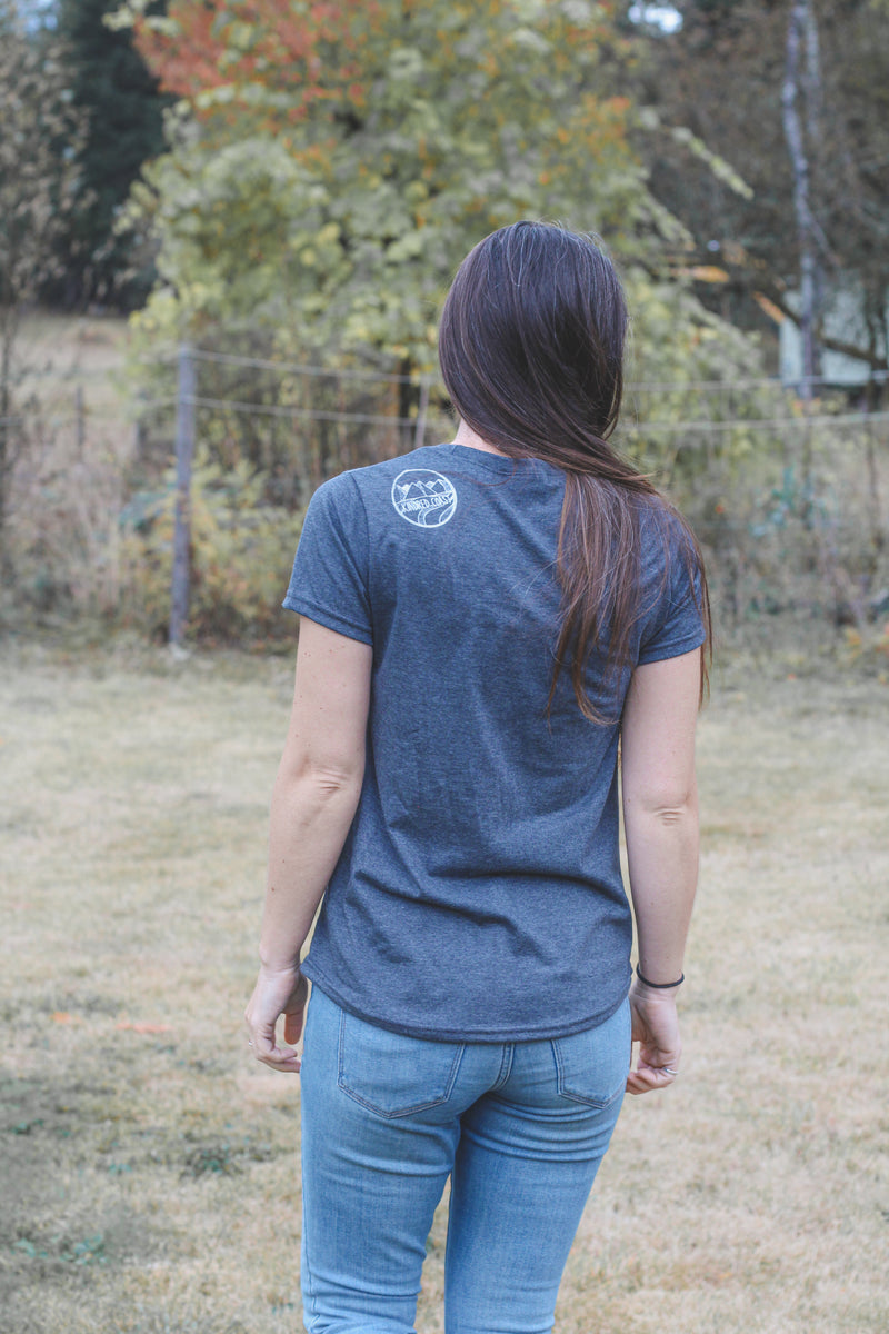 BIKE - Women's Eco Tee - Heather Charcoal SALE