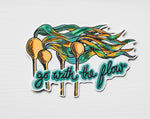 GO WITH THE FLOW Sustainable Paper Stickers