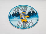 TAKE A HIKE Sustainable Paper Stickers