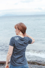 KELP FOREST - Womens Eco Tee Charcoal