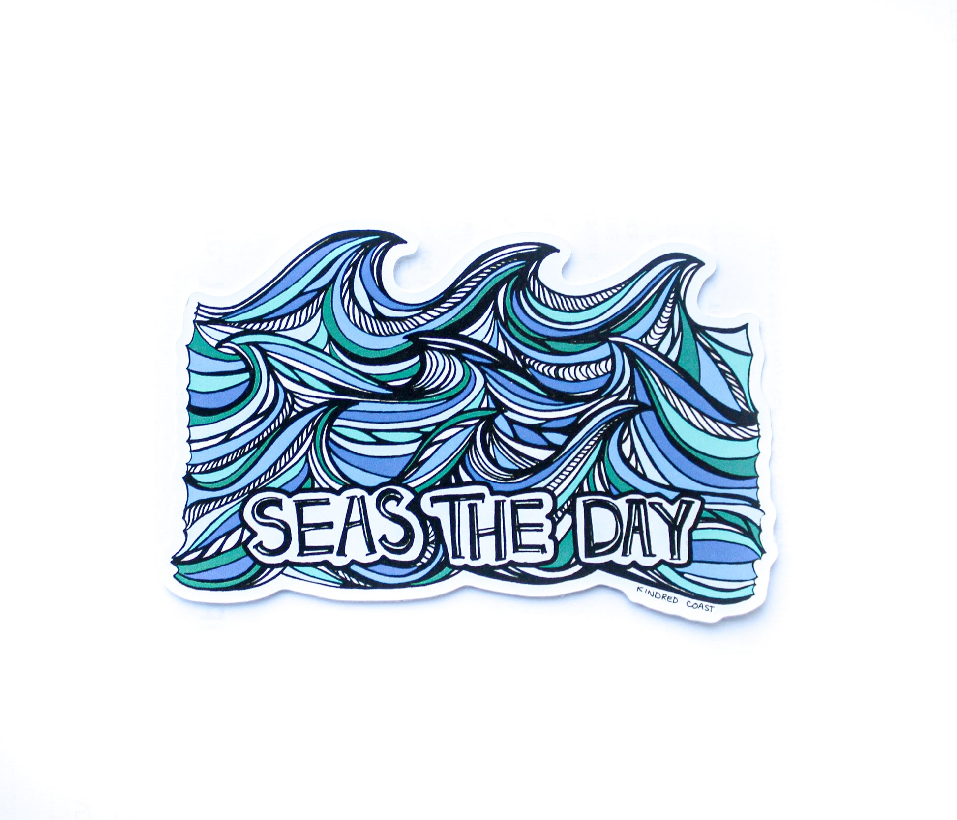 SEAS THE DAY Eco Vinyl Stickers