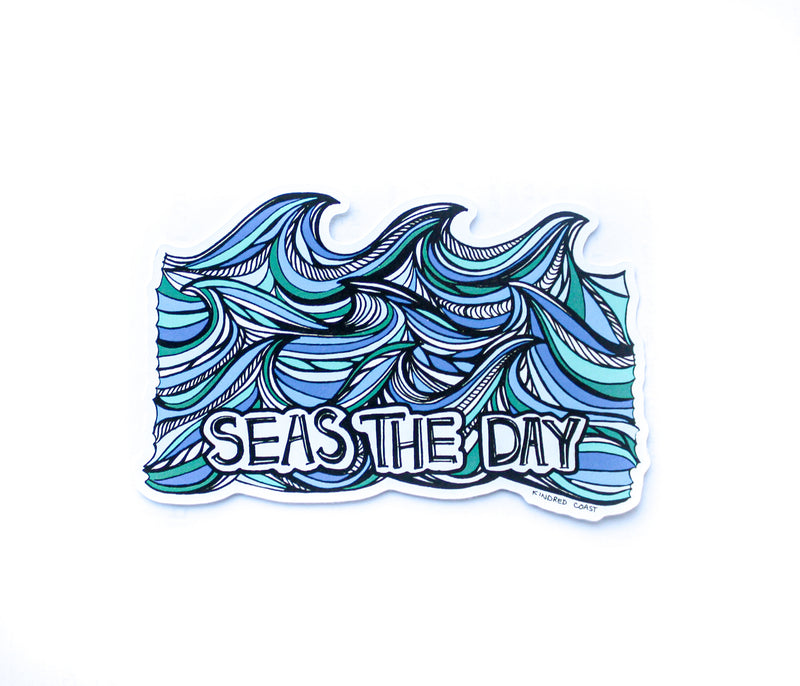 SEAS THE DAY Eco Vinyl Stickers