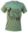 INTO THE FOREST - Unisex Eco Tee Heather Army