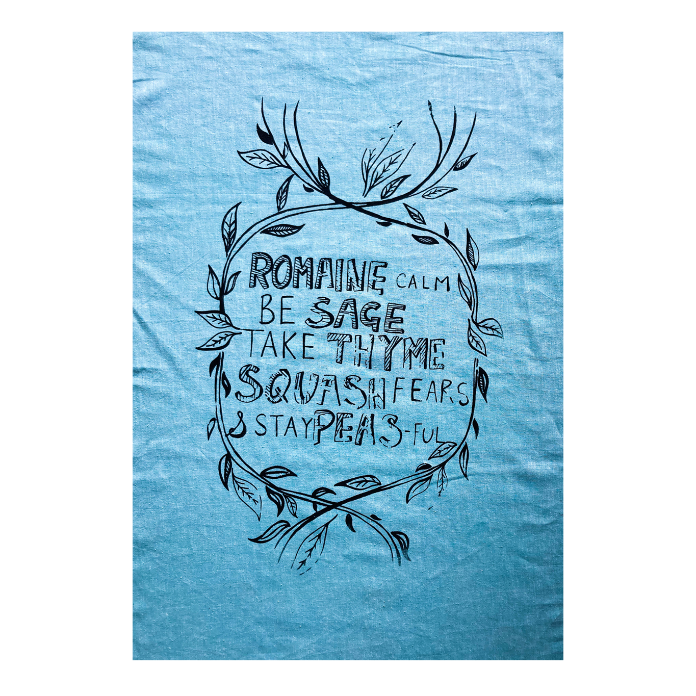 VEGGIE WISDOM - Organic Cotton & Hemp Tea Towel